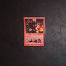 1X Possessed Barbarian- Torment -* Signed by Fischer English, SEE PICTURES * MTG