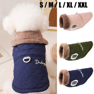 Warm Pet Dog Coats Jacket Outdoor Clothes Waterproof Winter Vest Puppy Coat UK - Picture 1 of 21