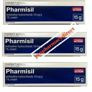 PHARMISIL Cream- Terbinafine Hydrochloride 10mg SAME AS Lamisil 10mg ( 15G X 3) - Picture 1 of 5