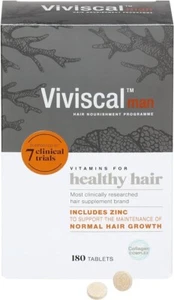 Viviscal Man Vitamins For Healthy Hair 180 Tablets BBD 04/2025 - Picture 1 of 1