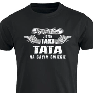 Jedyny Taki Tata Ojciec Koszulka polnisches T-Shirt Prezent na Dzien Ojca Polska PL - Bild 1 von 14