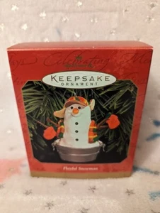 Hallmark Keepsake Ornament, Playful Snowman in Original Box, 1999 - Picture 1 of 1