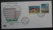 1978 Finland European Monuments FDC ties 2 Stamps cd Helsinki