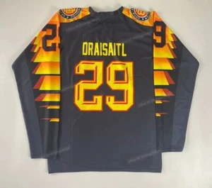 Camisetas de hockey sobre hielo Leon Draisaitl #29 2020 nombres personalizados números todos cosidos - Imagen 1 de 5