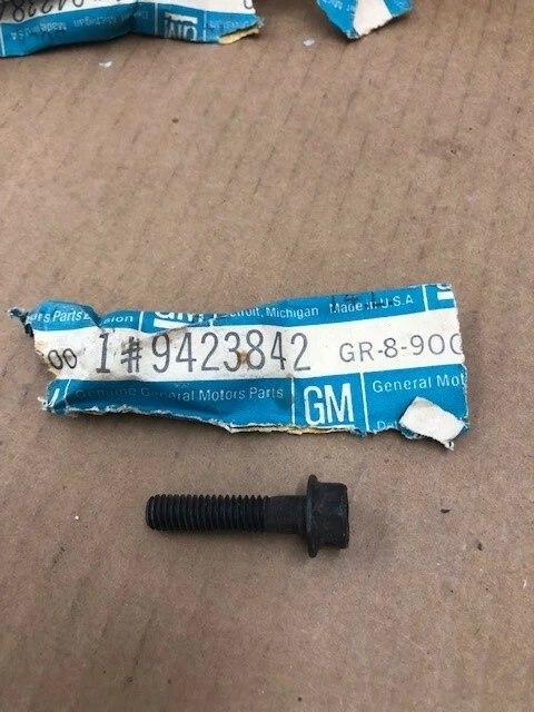 OLDSMOBILE 1966-73&1975 VÁLVULA VARILLA DE EMPUJE PERNO DE AJUSTE - GM9423842, LOTE DE 13 PIEZAS Foto 1 de 1