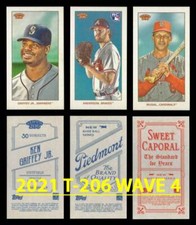 2021 TOPPS 206/T-206 Wave 4 Base+Piedmont+Sweet Caporal Buy More & Save YOU PICK
