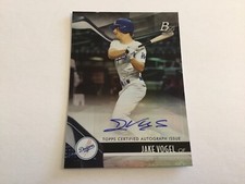 Jake Vogel Bowman Platinum Autograph Card 2021