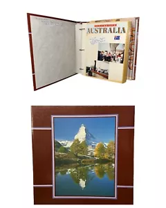 Album Fotografico Viaggio Scrapbook 1991 Australia Convenzione Leoni Immagini Cartoline + - Foto 1 di 20