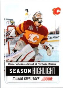 2011 Panini - Score #174 Miikka Kiprusoff - Season Highlight