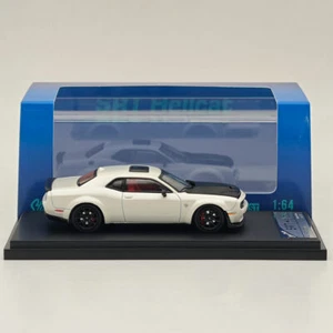 1:64 SH Dodge SRT Hellcat Muscle Sports White Carbon Model Diecast Metal Car - Picture 1 of 8