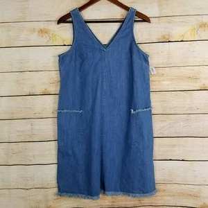 Old Navy Denim Dress Womens Size S Blue Sleeveless Pockets Short Summer New Jean - Picture 1 of 5