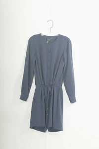 Pantalones Cortos Mameluco Lauren Ralph Lauren Mujer Talla 6 Botón Delantero Azul Marino Chic - Imagen 1 de 6