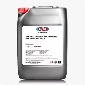 EIFFEL OPERA ULTIMATE 5W-40 FULLY SYNTHETIC ENGINE OIL SN/CF - 20L - Picture 1 of 15