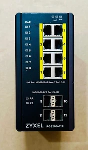 RGS200-12P-ZZ0101F ZyXEL RGS200-12P Switch Managed 8x10/100/1000 (PoE+) - Picture 1 of 7