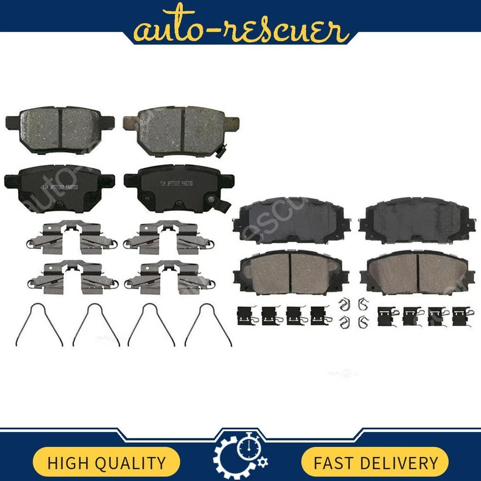 Juego de 2 pastillas de freno de disco delanteras traseras Wagner para Toyota Prius 2010-2015 Foto 1 de 3