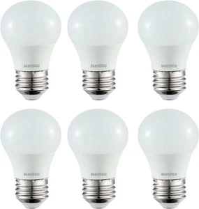 Sunlite LED A15 Refrigerator Light Bulb 5.5W (40W=) 2700K Warm White - 6 Pack - Picture 1 of 2