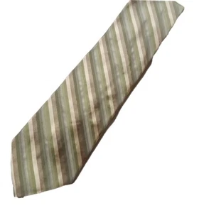 Perry Ellis Portfolio Tie 100% Silk Striped  - Picture 1 of 4