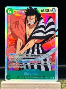Juego de cartas coleccionables One Piece - Kin'emon - OP01-040 SR -- Inglés - Imagen 1 de 2