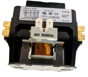 Magnetic Contactor Definite Purpose 1P 40A Coil Voltage 24V XKJL1-40/2. (BS-4) - Picture 1 of 8