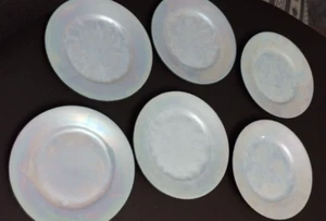 Victoria Tschecho-Slowakei Glanzgeschirr vergoldet Porzellan Beilagenteller 6 - Bild 1 von 8