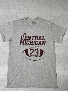 Adidas #23 Central Michigan Football University Size Small Gray New No Tags - Picture 1 of 4