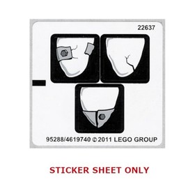 LEGO 2520 - Ninjago - Battle Arena - STICKER SHEET