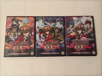 YuGiOh Yu-Gi-Oh GX Complete Season 3 Three DVD Box Set Region A NTSC - Image 1 of 4