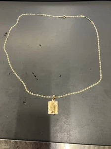 14k Tri Color Kette mit Anhänger #109871-1 MGC - Bild 1 von 6