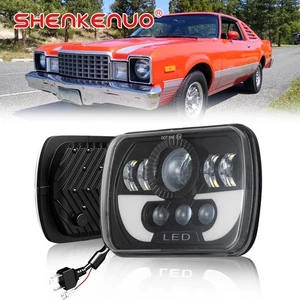 Faro cuadrado LED para Plymouth Volare 1979 80 5x7 7X6" H6014/H6052/H6054 - Imagen 1 de 17