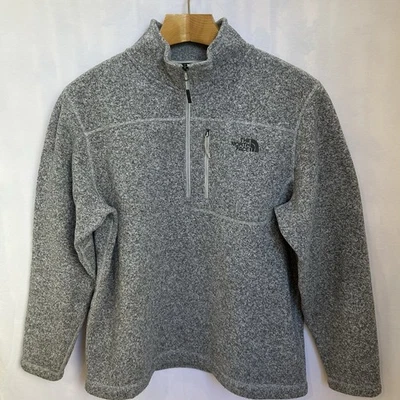 The North Face Pullover Granite Heather Fleecepullover 1/2 Zip Mock Neck Herren XL - Bild 1 von 4