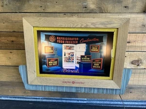 Vintage General Electric Advertising Display Light GE Refrigerator Signs - Picture 1 of 11