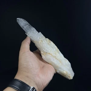 537GR Raw Genuie Clear Candle Cluster Quartz Natural Crystal Healing Chakra - Picture 1 of 14
