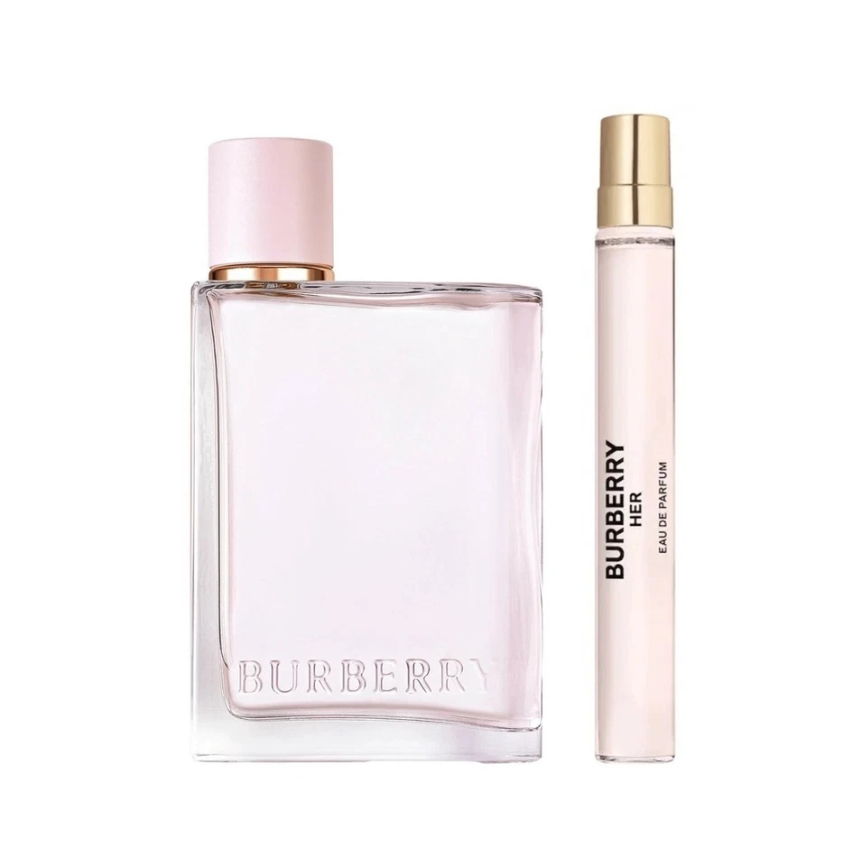 Burberry Her 3.3 oz EDP Spray + .33 travel spray Womens Set Damaged Box - Image 1 of 1