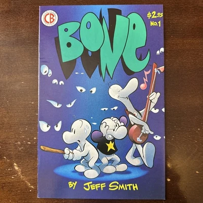 Livros de desenhos animados BONE #1 (1994) 9ª IMPRESSÃO JEFF SMITH - Imagem 1 de 4
