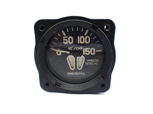 Instrumento de a bordo MiG-21 manómetro indicador de oxígeno - Imagen 1 de 3