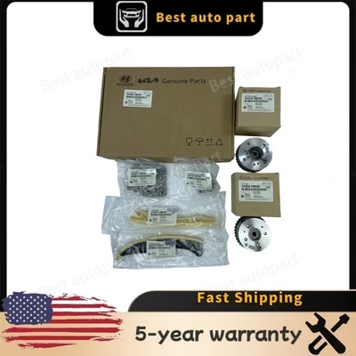 Nuevo kit de cadena de distribución de EE. UU. engranaje VVT para Hyundai Kia 12-21 1,6 L Elantra Sonata Soul Foto 1 de 4