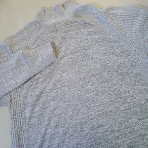 Vestido de manga larga tejido acanalado cuello falso gris jaspeado S pequeño Rag & Bone para mujer - Imagen 1 de 9