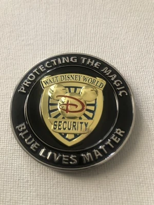 Policía de Florida - Walt Disney World Security Challenge Coin FL Police Foto 1 de 2