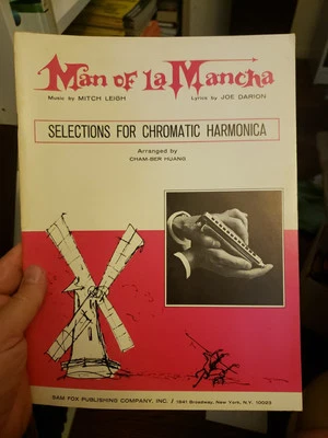 Selections for Chromatic Harmonica" from the musical "Man of La Mancha Sheet... - Image 1 of 4