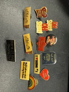 80’s And 90’s Pins - 13 Very 80’s Phrases - Picture 1 of 4