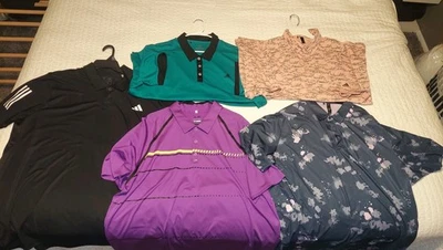 Lot Of 5 Adidas Golf Polos 2xl - Image 1 of 4