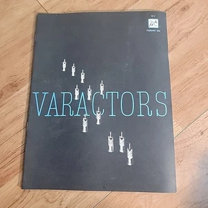 Microwave Associates Varactor Booklet 1959 - Picture 1 of 4
