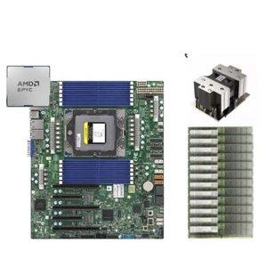 AMD EPYC 9575F QS 64C 3.3GHz + Supermicro H13SSL-N +16GB DDR5 x16 + Luftkühler - Picture 1 of 7