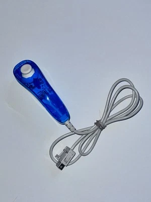Nunchuck Controller Stick Blueberry Boom For Nintendo Wii & Wii U By Rock Candy - Image 1 of 2