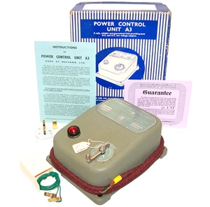 RARE 1953 1st ISSUE MECCANO A3 POWER CONTROL UNIT BOXED, FOR HORNBY DUBLO TRAINS - Picture 1 of 23