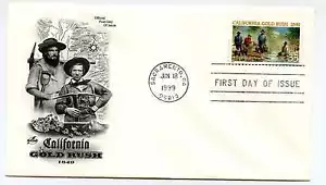3316 California Gold Rush 1849, ArtCraft, FDC - Foto 1 di 1