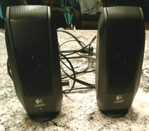 Logitech Computer Speakers, S-120, Desktop, Powered - Picture 1 of 4