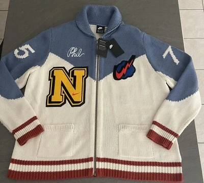 Seltene Sweat Weste Nike Sportswear Phil Knight Letterman Größe XL BV4615-110 DS - Bild 1 von 4