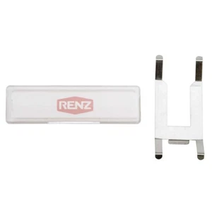 Renz Namenschild 64x19mm m.Feder f.Briefkastenklappe 97-9-00303 Kunststoff,klar - Bild 1 von 3