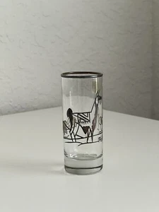Tiro de vidrio llama superpuesto plata 990 vintage Perú Seclen Artesanos - Imagen 1 de 6